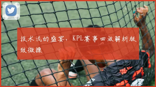 技术流的盛宴，KPL赛事回放解析极致微操